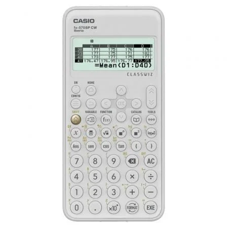 Casio Calculadora Científica ClassWiz FX-570 SP CW Blanca Casio Calculadora Científica ClassWiz FX-570 SP CW Blanca